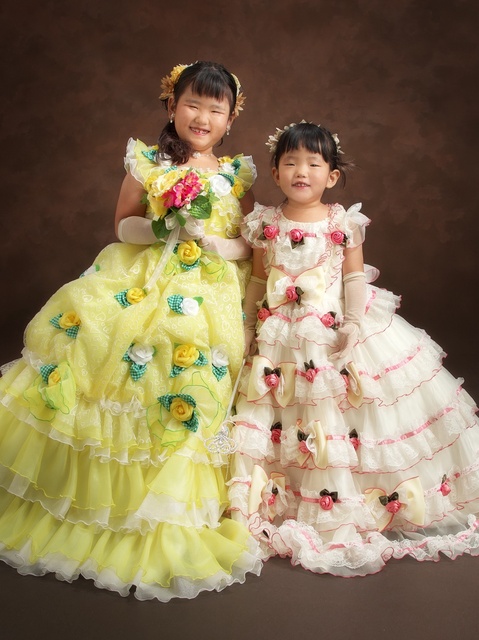 七五三 7歳女の子 3歳女の子