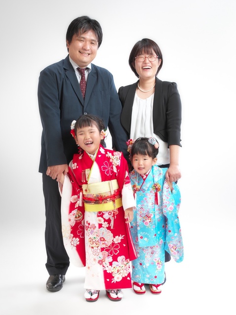 七五三 家族写真