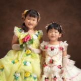 妹と迎える二度目の七五三