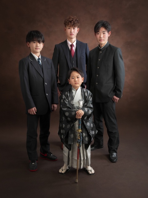 七五三　兄弟写真