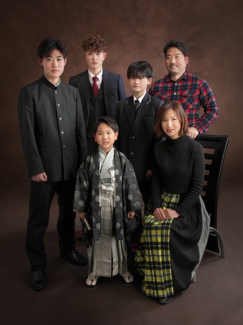 七五三　家族写真