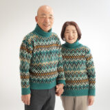 新婚旅行のセーターで