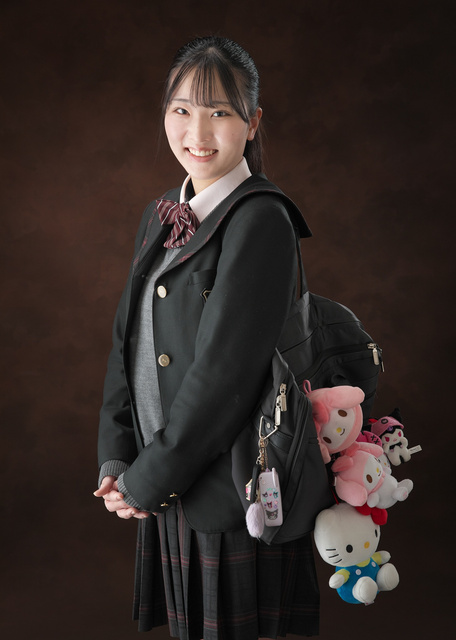 高校卒業記念写真