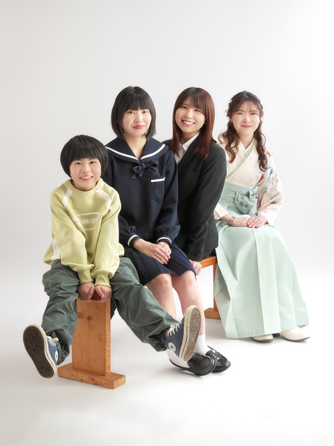 大学卒業記念撮影