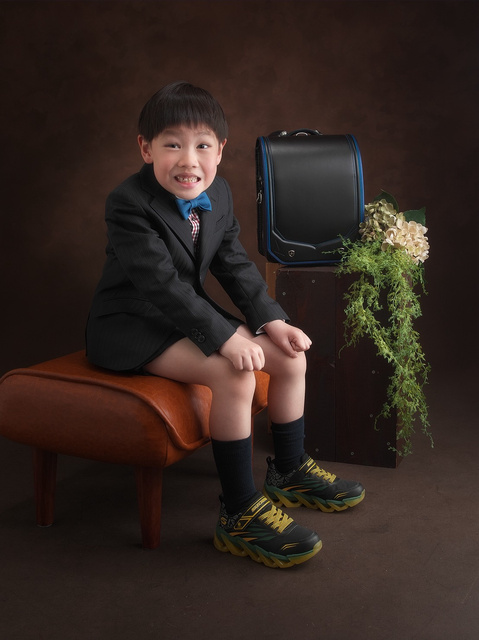 小学校入学記念写真